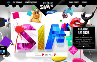 Premiosim Homepage – Award for Creatives