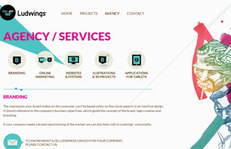 Ludwings – Single Page Made in HTML4