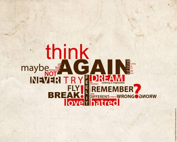 think again wallpapers 