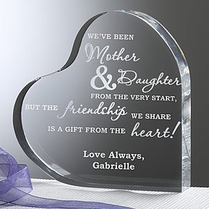 ... Day Gifts Mother & Daughter Keepsake Heart Personalized Gift