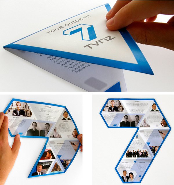 creatively folding brochures 