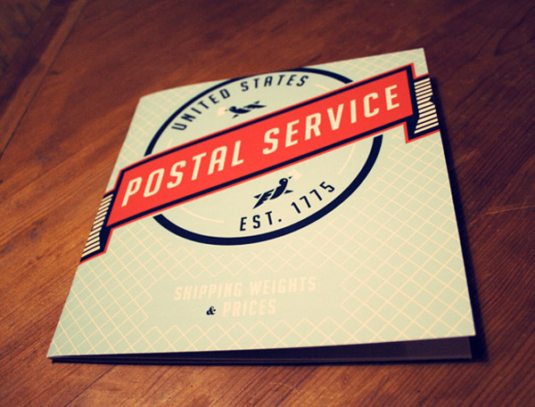 postal design brochures