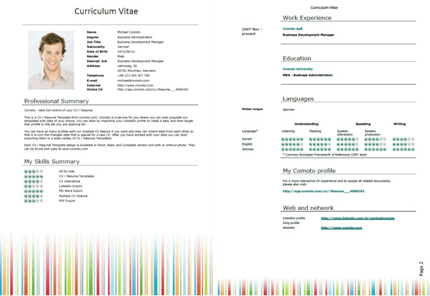 Download resume templates for microsoft word processor