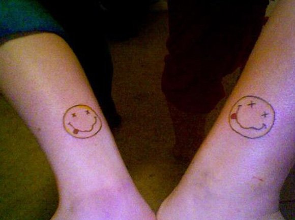 The emotions! ridiculous couple tattoo.