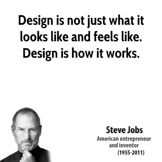 Definition of design by Steve Jobs