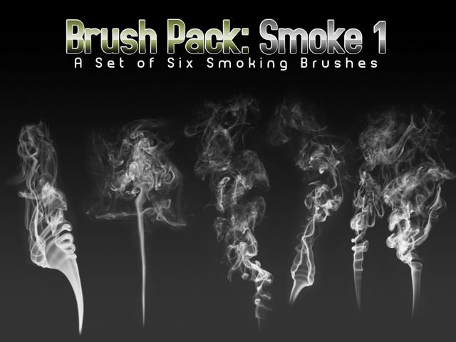 6 Smoke Brushes for Photoshop