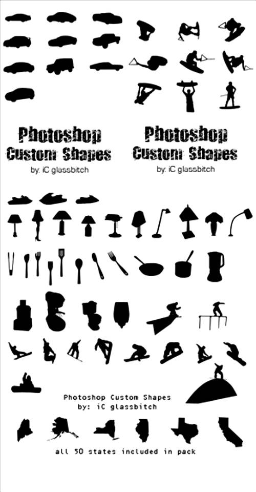 Free Photoshop Custom Shapes To Spice Up Your Work