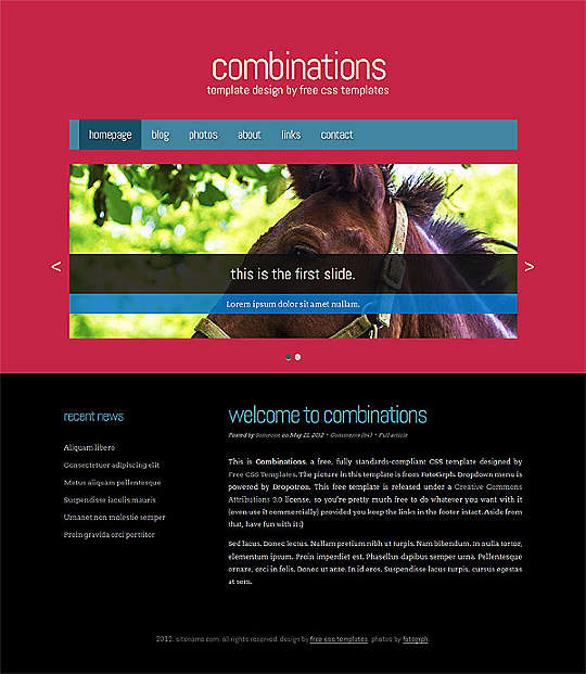 corporate and creative web templates