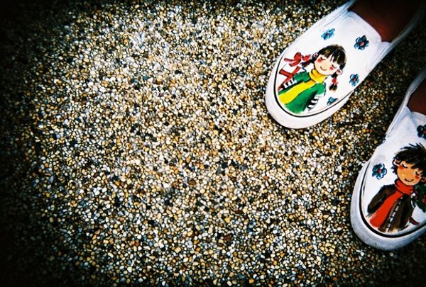 shoes in lomography photography 