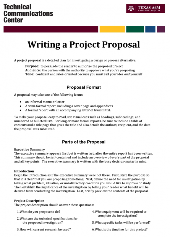 what makes a good proposal essay